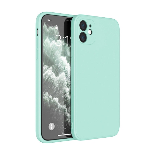 Étui souple bleu menthe mat PANDACO pour iPhone 12