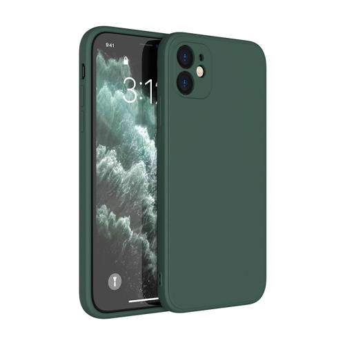 PANDACO – Étui souple vert forêt mat pour iPhone 12