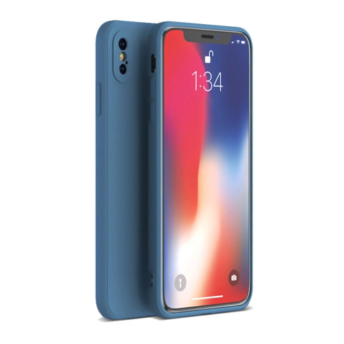 Étui souple bleu marine mat PANDACO pour iPhone X ou iPhone XS