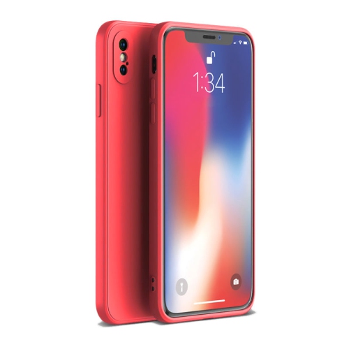 PANDACO Soft Shell Matte Red Case for iPhone XS Max