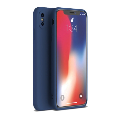 PANDACO Soft Shell Matte Navy Case for iPhone XS Max