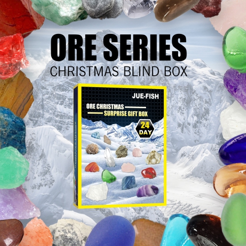 Calendrier de l’avent avec pierres précieuses - Calendrier de l’avent pour enfants contenant 24 pierres précieuses à ouvrir chaque jour, une