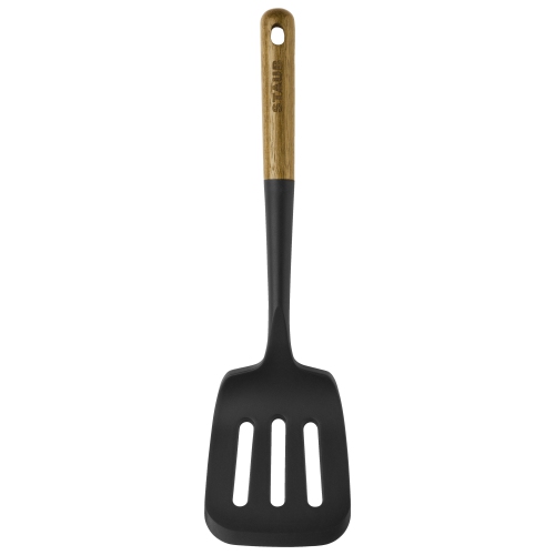 STAUB 31 cm Silicone Turner, Black