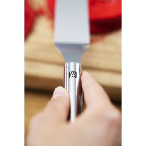 ZWILLING Pro 41&nbsp;cm – Spatule à glaçage 18/10 en acier inoxydable à angle, argenté