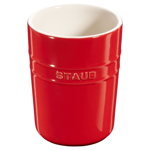 STAUB  Ceramique 15 Cm Ceramic Utensil Holder, Cherry