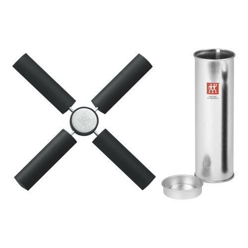 ZWILLING  22 Cm Silicone Trivet, Silver-Black