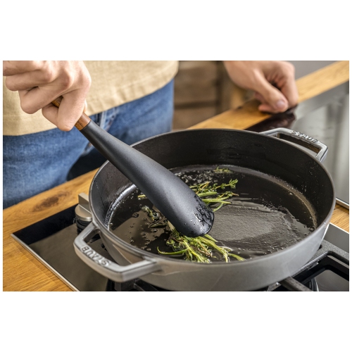 STAUB 30 cm Silicone Multi. Spoon, Black