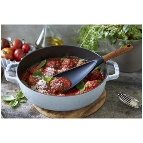 STAUB 30 cm Silicone Multi. Spoon, Black