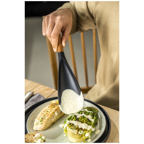 STAUB 30 cm Silicone Multi. Spoon, Black