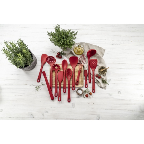 BALLARINI Rosso Skimming Spoon, 31 cm, Silicone