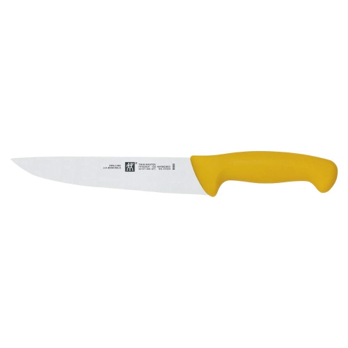 Couteau à boucher ZWILLING TWIN Master 8&nbsp;po, jaune