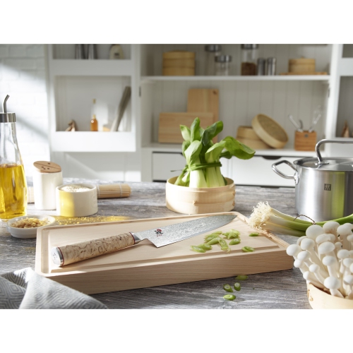 MIYABI 5000 MCD 7 inch Santoku, Brown