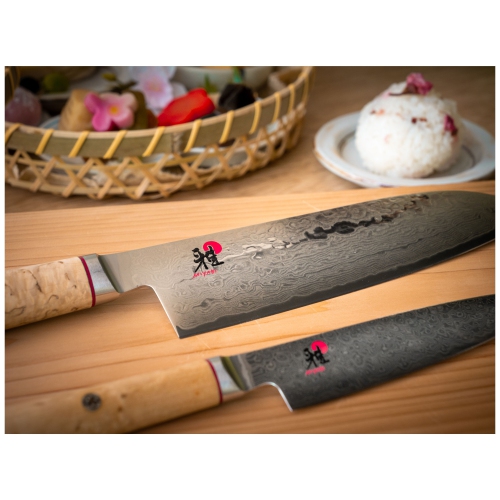 MIYABI 5000 MCD 7 inch Santoku, Brown