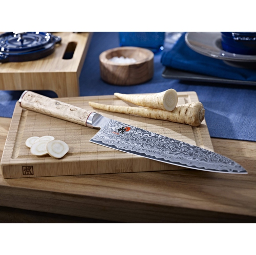 MIYABI 5000 MCD 7 inch Santoku, Brown