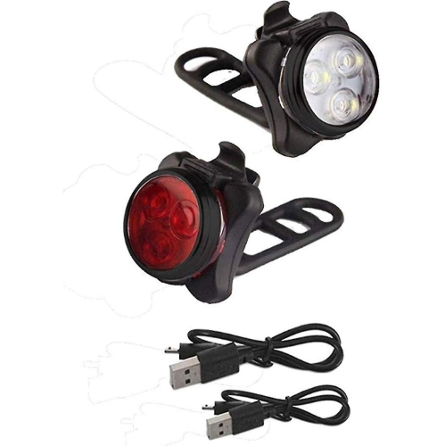 GOLDEN EAST  Bike Light Set, USB Rechargeable Bike Light, Bike Light Bike Light