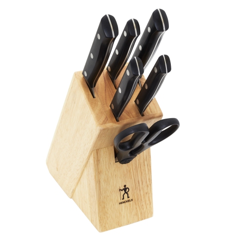 HENCKELS Dynamic 7 Piece Knife Block Set, Nature