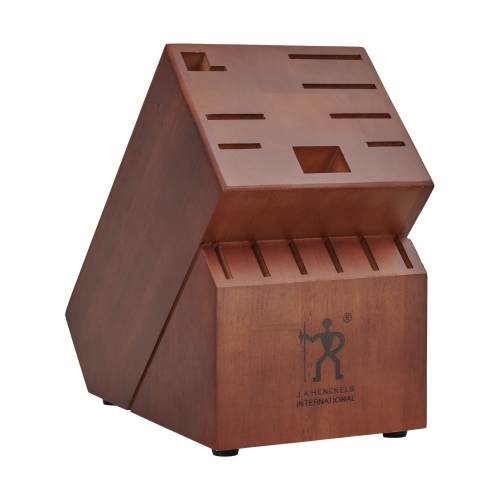 HENCKELS Dynamic 15 Piece Knife Block Set, Brown