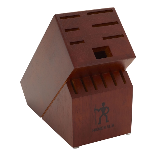 HENCKELS Everedge Dynamic 14 Piece Knife Block Set, Brown