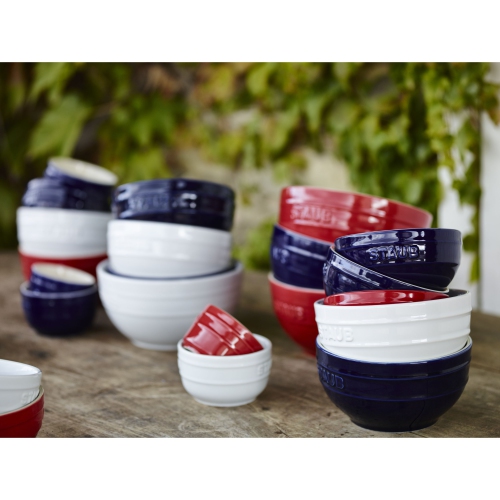 STAUB Ceramique 12 cm Ceramic Round Bowl, Pure-White