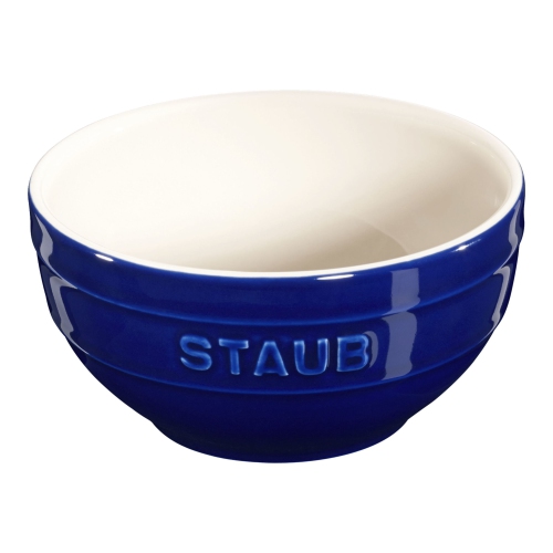 STAUB  Ceramique 12 Cm Ceramic Round Bowl, Dark-Blue