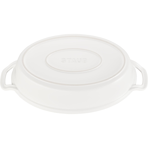 STAUB Ceramique Ceramic Special Shape Bakeware, Matte-White