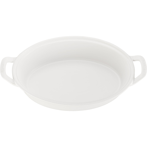 STAUB Ceramique Ceramic Special Shape Bakeware, Matte-White