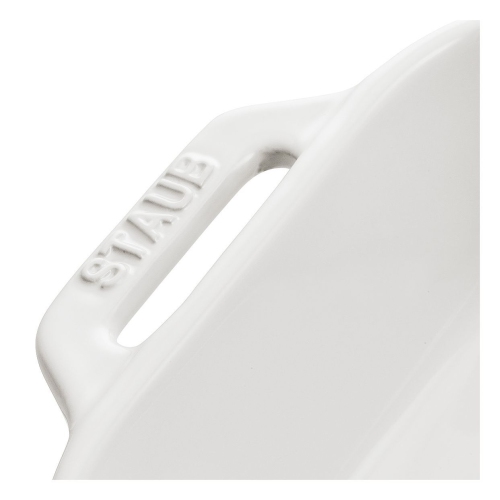 STAUB Ceramique 2,4 L Ceramic Rectangular Oven Dish, White