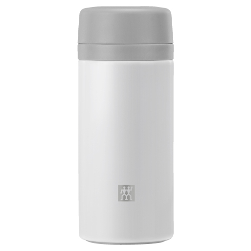 BOUTEILLE avec infuseur À fruits et à thé Thermo DE ZWILLING, 420 ml, blanc-gris