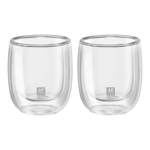 Premium Double Walled Espresso Cups 80ml/2.7oz (Set of 2)