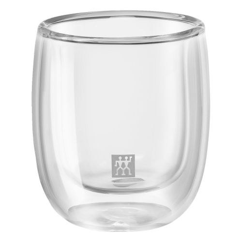 ZWILLING Sorrento 2 Piece Espresso Glass Set, Transparent