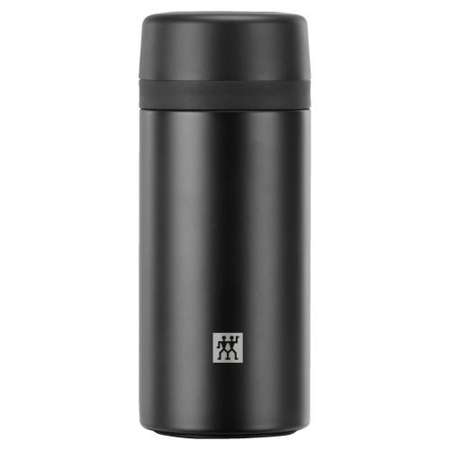 Image 1 de 8.. ZWILLING – Bouteille pour thé et infuseur de fruits Thermo, 420&nbsp;mL, noir