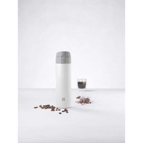 ZWILLING Thermo Travel Bottle, 450 mL, White-Grey