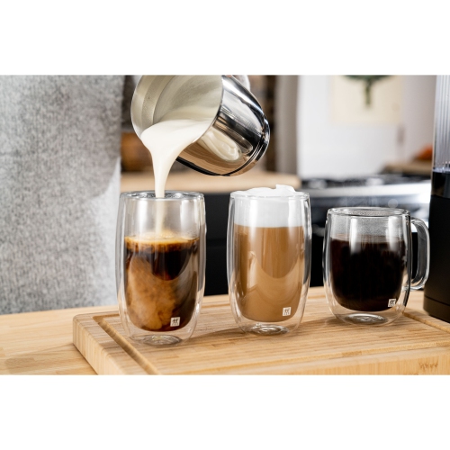 ZWILLING Sorrento Plus 2 Piece Coffee Glass Set, Transparent