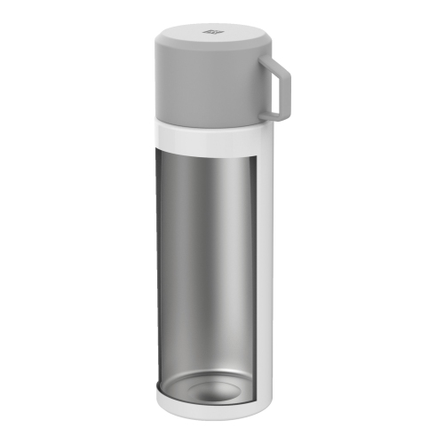 ZWILLING Thermo Beverage Bottle, 1 L, White-Grey