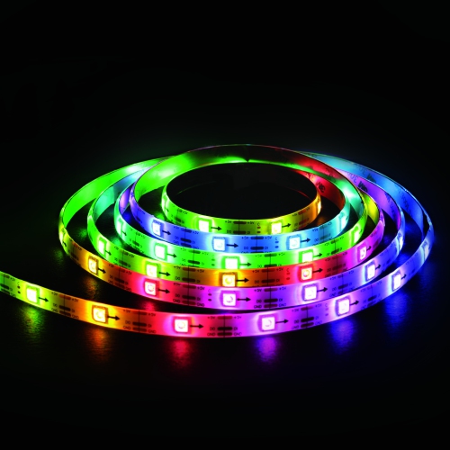 Bande lumineuse LED d'intérieur/extérieur multi-couleur et multi-blanc de Monster avec télécommande