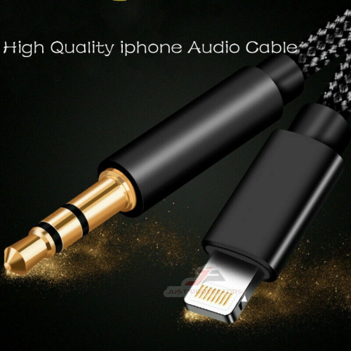 iPhone Aux Cord for Car Stereo, [Apple MFi Certified] Lightning to 3.5mm Audio Cable Compatible with iPhone 13 12 11 XS XR X SE2 8 7 to Car