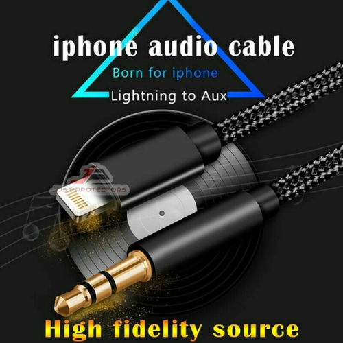 iPhone Aux Cord for Car Stereo, [Apple MFi Certified] Lightning to 3.5mm Audio Cable Compatible with iPhone 13 12 11 XS XR X SE2 8 7 to Car