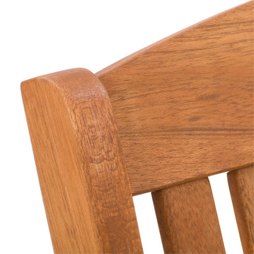 CorLiving Miramar Natural Wood Outdoor Rocking Chair