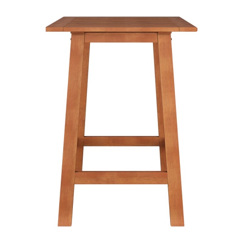 CorLiving Miramar Natural Wood Outdoor Bar Table