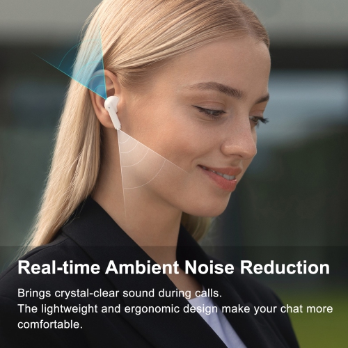 Edifier X2 True Wireless Earbuds, Bluetooth Earbuds, white