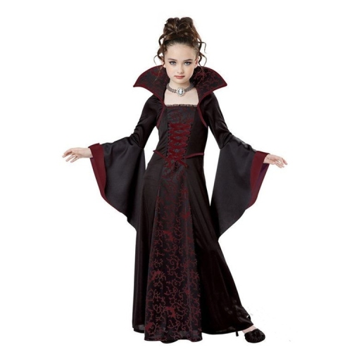 Vampire Costume Halloween For Girls Vampiress Dress Queen Costumes