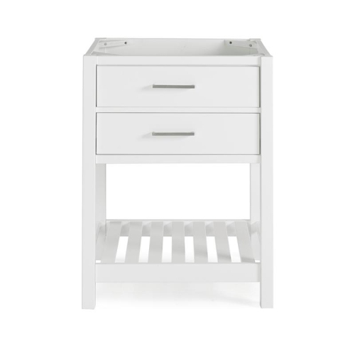 ALATERRE FURNITURE  Harrison 24"w Wood Vanity Cabinet Only In White [This review was collected as part of a promotion