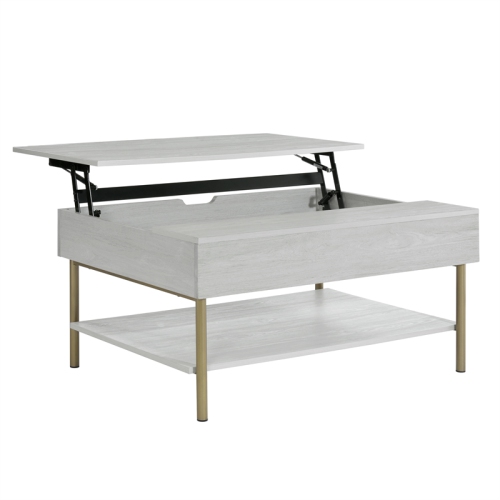 Whitman White Wood and Brass 3-piece Occasional Set