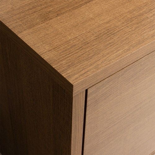 Meuble pour téléviseur MADESA avec espace de rangement et gestion des câbles, pour téléviseurs de 75 po et moins, bois, 19 po H x 15 po P x 71 po L -