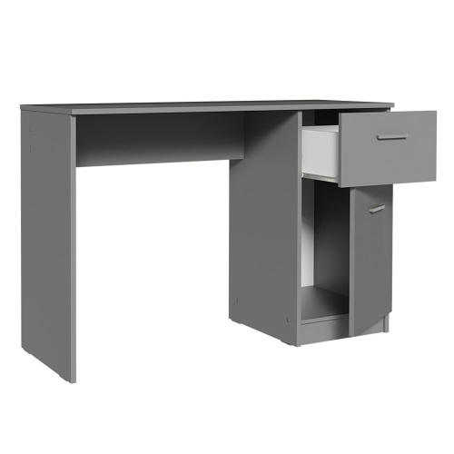 Table d'étude compacte de Madesa pour petits espaces, bureau à domicile, ordinateur portable 43 po, bureau et tiroir, poste de travail ergonomique