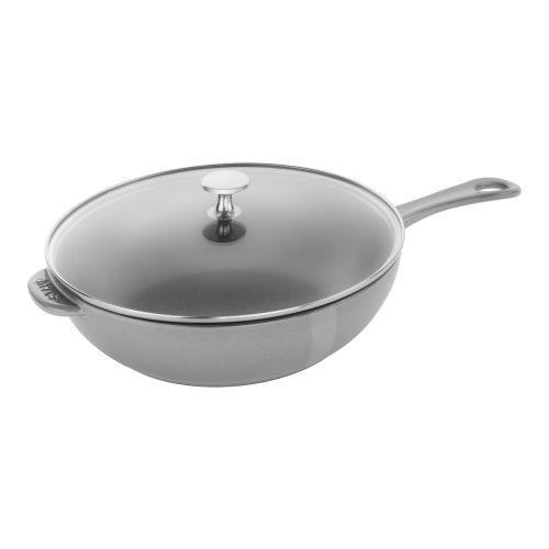 STAUB – poêle à frire en fonte de 26 cm/10 po, gris graphite