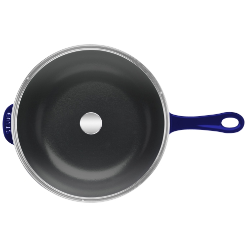 STAUB – poêle à frire en fonte de 26 cm/10 po, bleu foncé