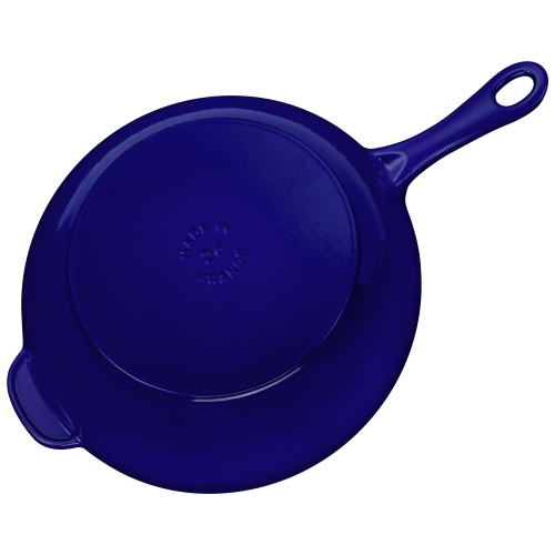 STAUB – poêle à frire en fonte de 26 cm/10 po, bleu foncé