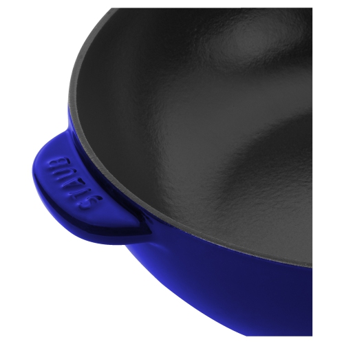 STAUB – poêle à frire en fonte de 26 cm/10 po, bleu foncé