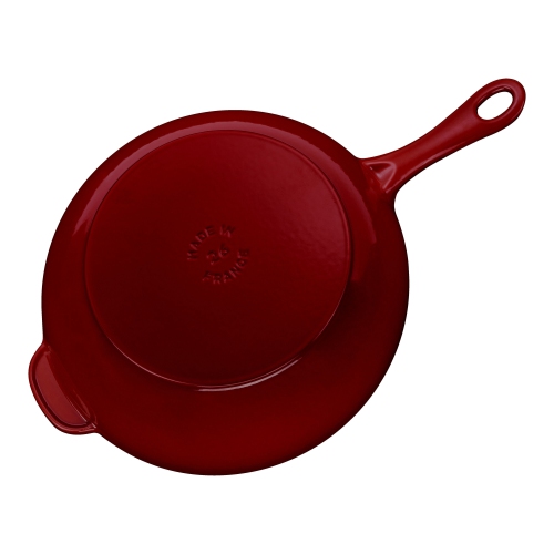 STAUB Pans 26 cm / 10 inch Cast Iron Frying Pan, Grenadine-Red